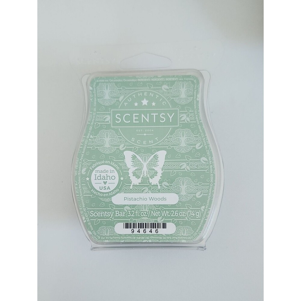 Scentsy Pistachio Woods Wax Melts, 3.2 Fl Oz, NEW IN PACKAGE